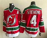 Men's New Jersey Devils #4 Scott Stevens Red Stitched Jersey,baseball caps,new era cap wholesale,wholesale hats